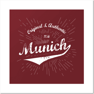 Original Munich City Shirt Posters and Art